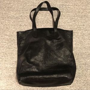 leather tote bag